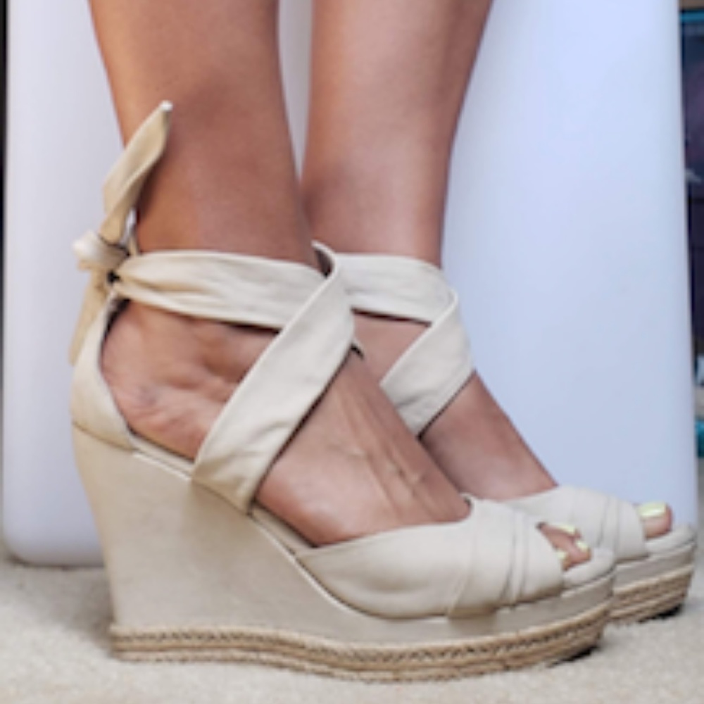 UGG shoes | Ugg Lucy Nude Platform Wedge Sandals